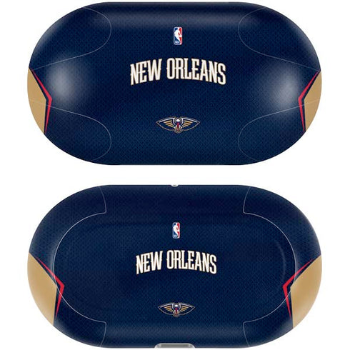 NBA New Orleans Pelicans Jersey Galaxy Buds Plus Skin